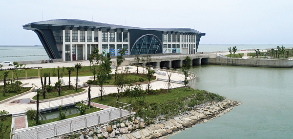 省重点项目-温州市门徒娱乐一期围垦工程（北片）--西河堤水闸2020.6.30竣工.bmp
